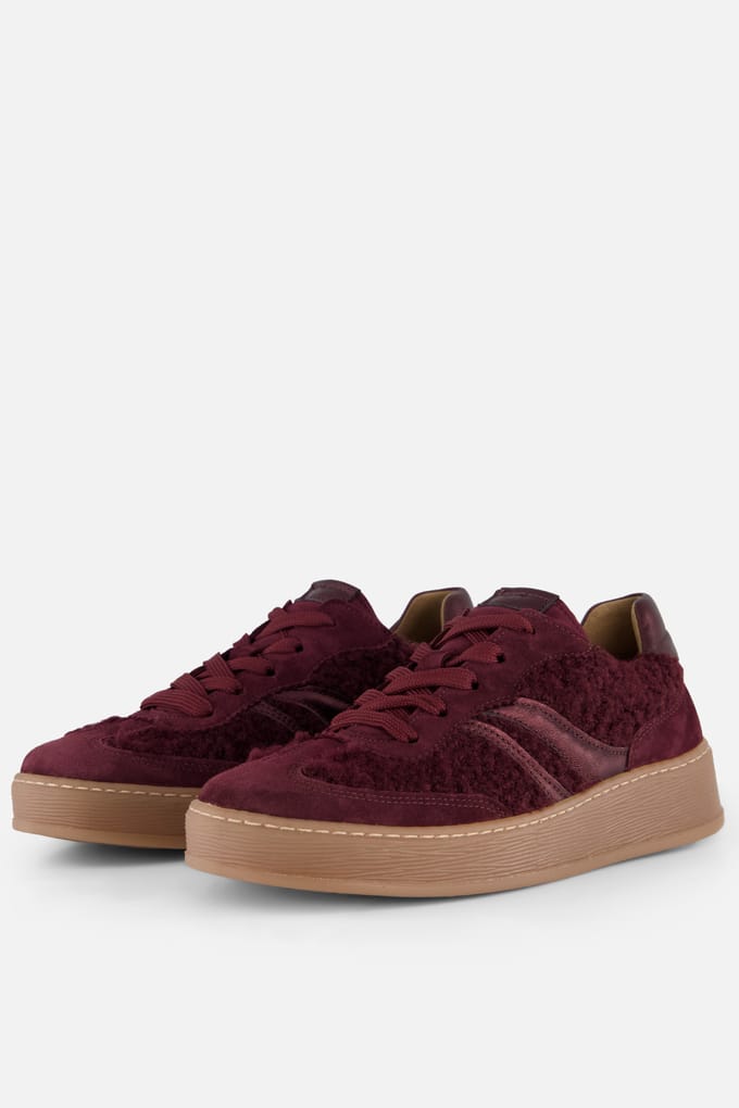 Gabor Sneakers Bordeauxrood Suède - Maat 4,5