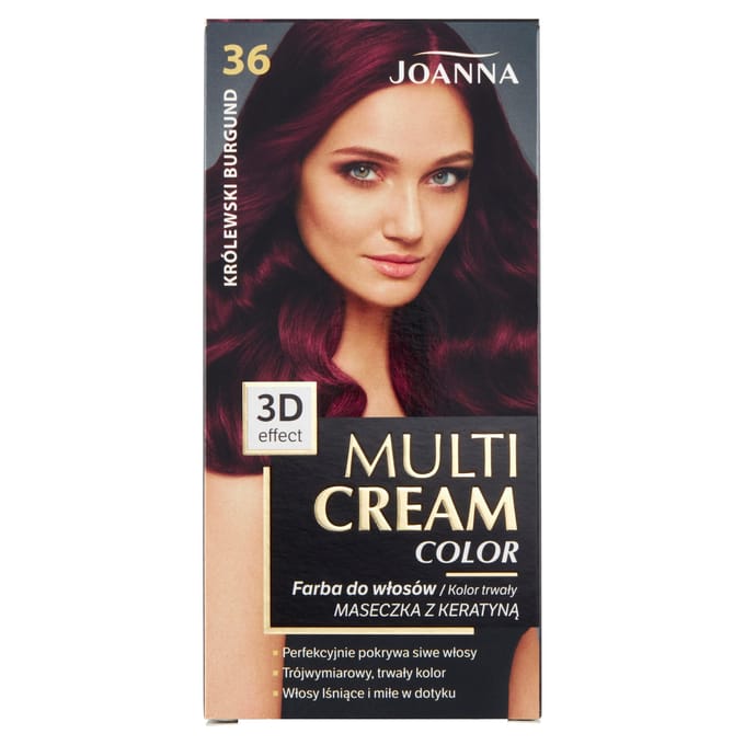 Joanna - Multi Cream Color Hair Dye 36 Royal Burgundy