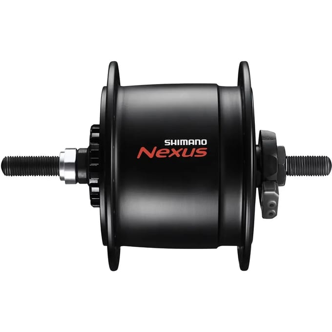Shimano Naafdynamo Dh-c6000-2r Zwart
