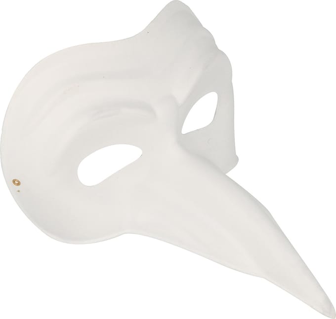 Artemio kartonnen gezichtmasker 18x20 cm