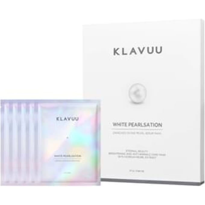 KLAVUU - White Pearlsation Enriched Divine Pearl Serum Mask Set 2026 Version - 27g x 5 sheets