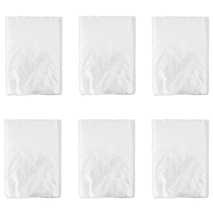 vidaXL - Stofblad - 6 - st - Transparant - 400 - x - 500 - cm - HDPE