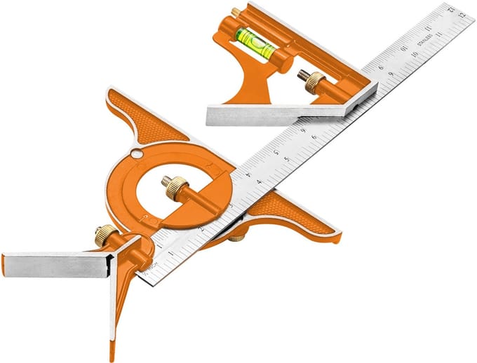 Neo-Tools Multifunctionele schrijfhaak/winkelhaak 30cm