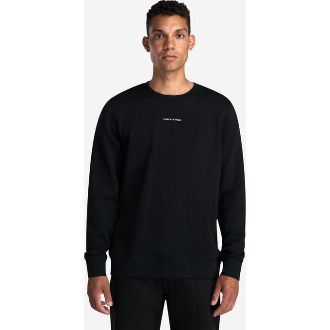 A-DAM Sweatshirt Mister Wallace Black Größe: S | Pullover Outlet | Herren | Schwarz