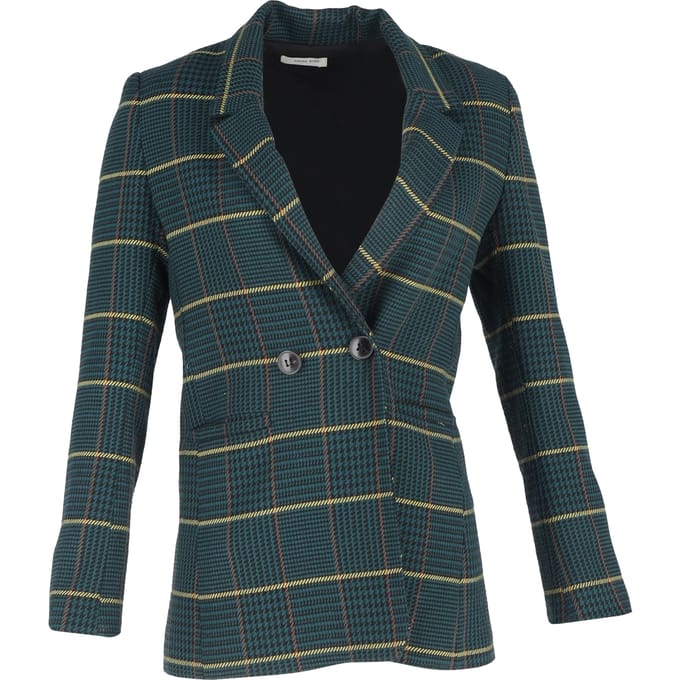 Anine Bing Hertenhoofd Dubbelzijdige Blazer in Groene Polyester