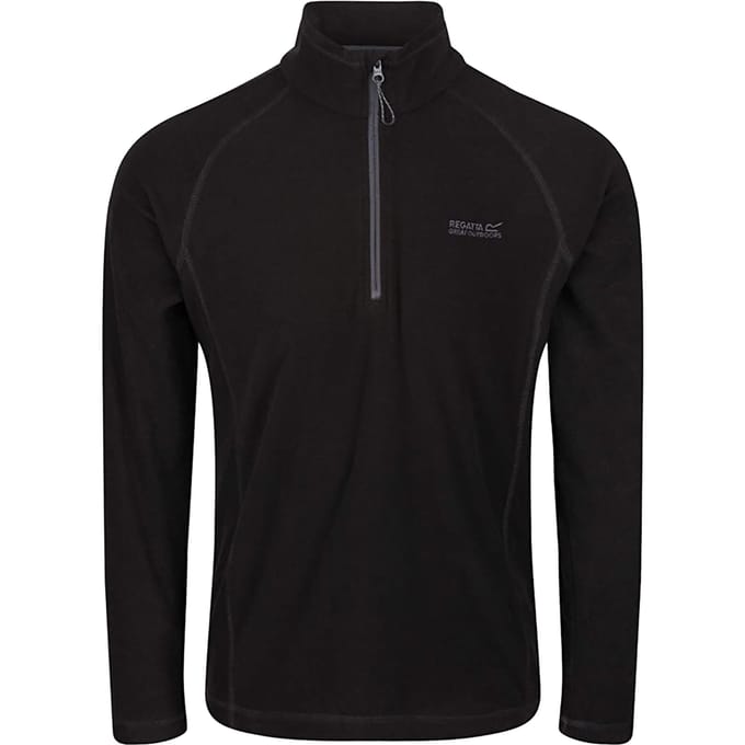 Regatta - Geweldige Outdoors Heren Montes Fleece Sweater (Zwart)