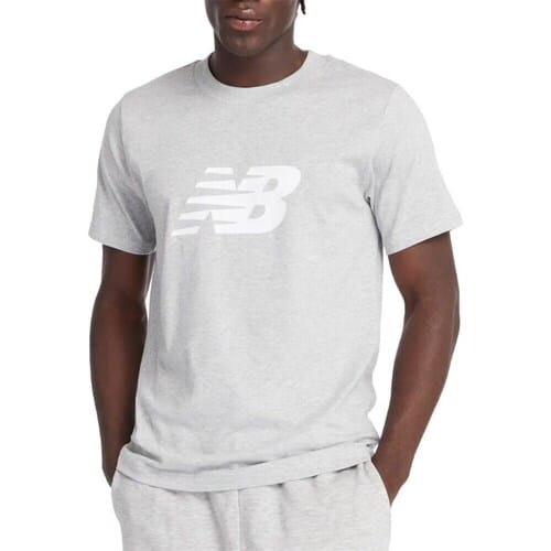 New Balance Sport Jersey Logo T-Shirt Heren T-shirt - ATLETIC GREY