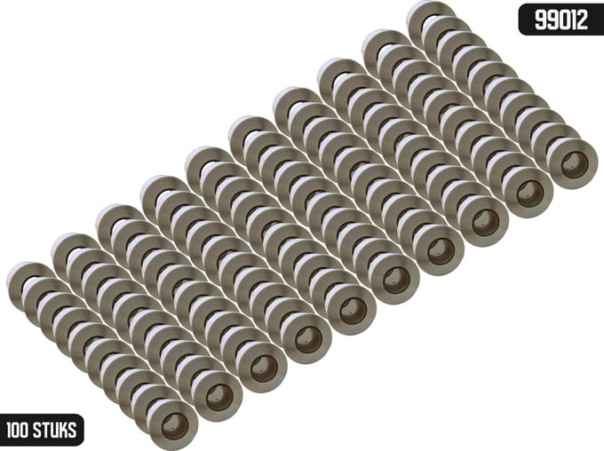 DULA Dymo Compatible labels - Wit - 99012 - S0722400 - Adresetiketten - 100 rollen - 36 x 89 mm - 260 labels per rol