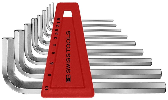 PB PB Houder-Inbegrepen Zeskant Sleutelset Pakket (Nee 210H-10) gray