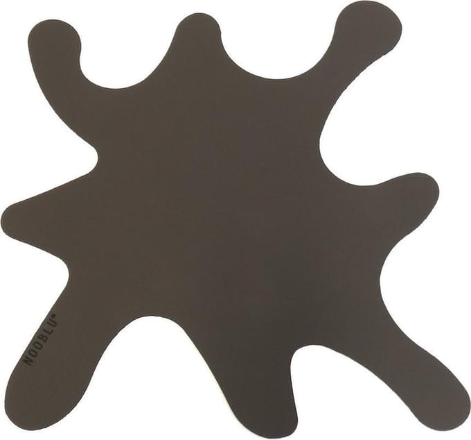 NOOBLU Deco onderlegger SPLASH - Chocolate brown - 60 x 60 cm