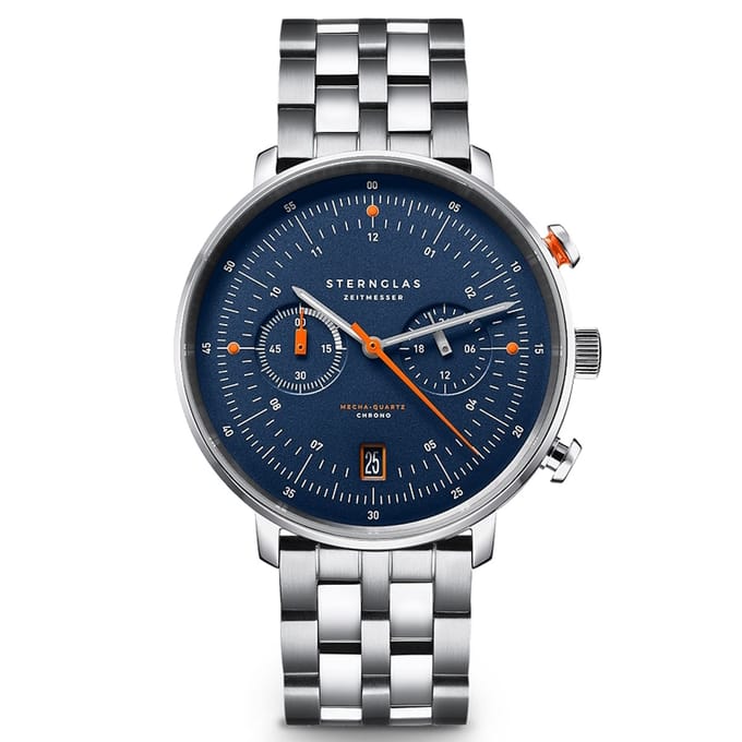 Sternglas Hamburg Chrono Edition Küste Steel S01-HC06-ME13
