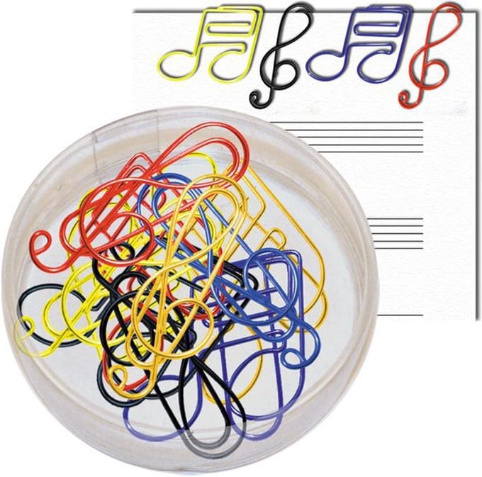 Music Gifts - Musical Wire Paper Clips