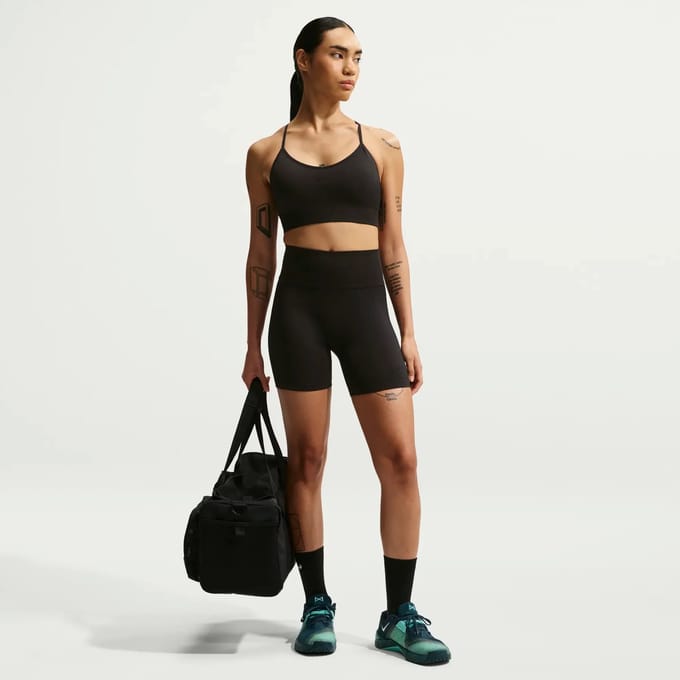 Nike Seamless High Rise 5" Korte Broek Dames Zwart K010