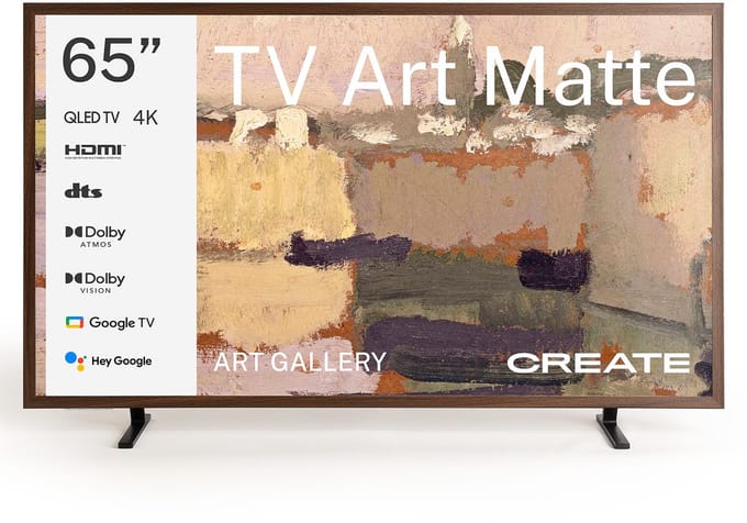CREATE - QLED 4K 65" Smart TV met antireflectiescherm en kunstgalerij - TV ART MATTE