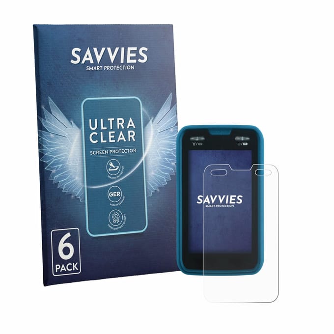 Savvies - Screenprotector voor Softing IT Networks LinkXpert M3 - Folie Beschermfolie transparant 6 Stuks