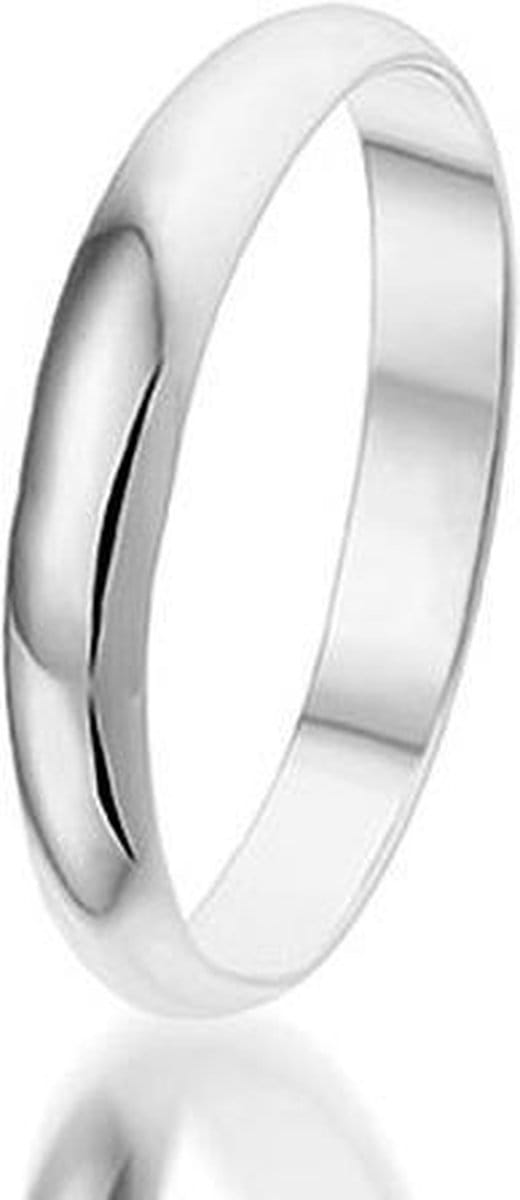 Montebello Ring Wedding - 925 Zilver Gerhod. - Trouw - 3mm - Maat 64-20.4mm