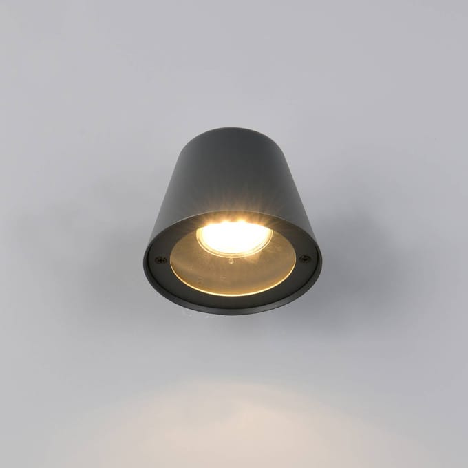 Trio Lighting Buitenwandlamp Beni, matzwart, breedte 11 cm, metaal