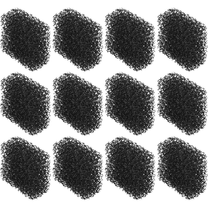 12 stuks Stippelsponsblok Halloween Make-up Bloedspons Special Effects Make-up Spons voor Stoppels Super large holes black