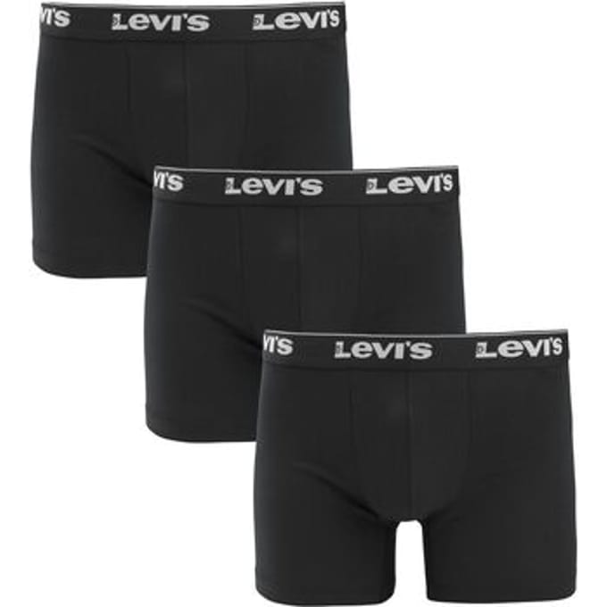 Levi's Boxershorts 3-Pack Uni Zwart - Maat M - Heren