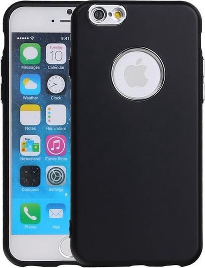 BestCases.nl Apple iPhone 7 / 8 Design TPU back case hoesje Zwart