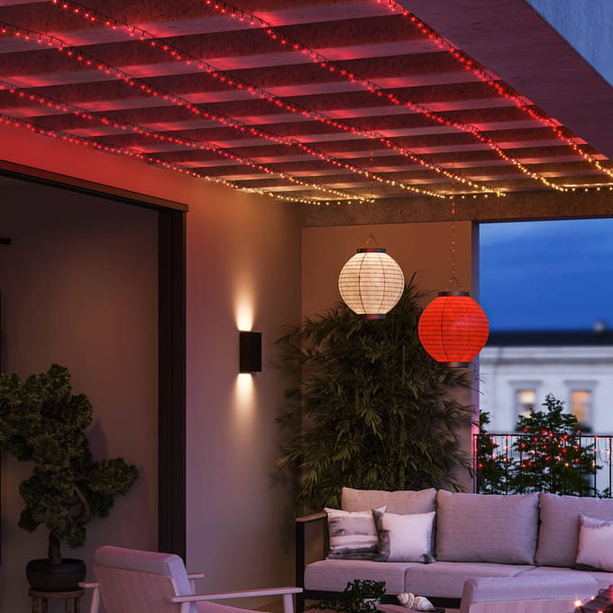 Philips Hue Festavia Outdoor String Lights (500 LEDs)  White & Color Ambiance