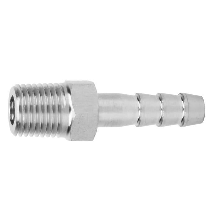 2 STKS 14 inch Roestvrij Staal BSPT Schroefdraad Connector Barb Koppeling Snelkoppeling Connector Pijp