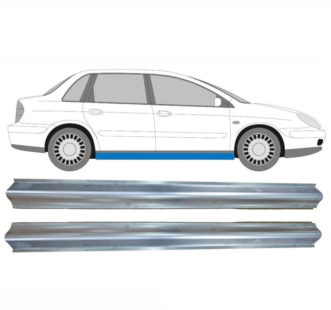 Reparatie dorpel voor Citroen C5 2001-2008 / Links + Rechts / Set