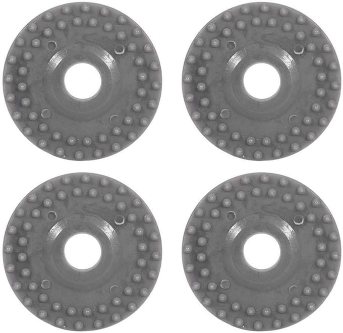 Dailygoods- Rubber Wiel Vervanging - 4 Stuks - Geschikt voor