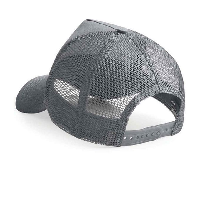 Beechfield unisex volwassen snapback truckerpet One Size grijs
