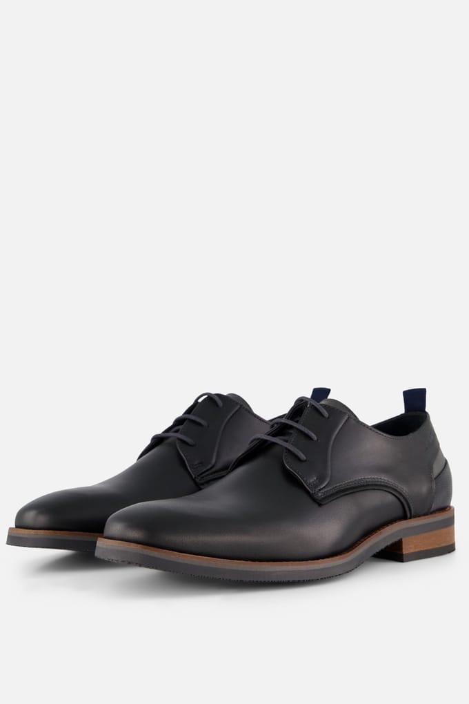 Van Lier Amalfi Veterschoenen zwart Leer - Maat 44