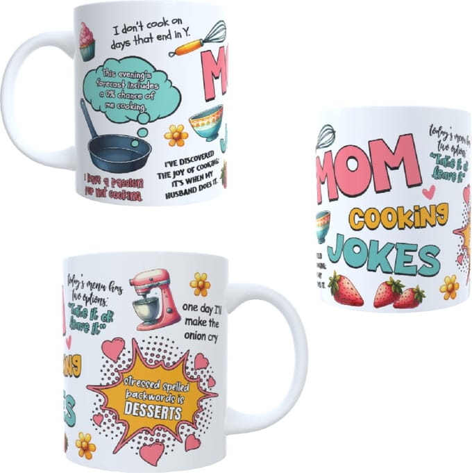 Koffie beker - thee mok - tekst - funny - mom - jokes