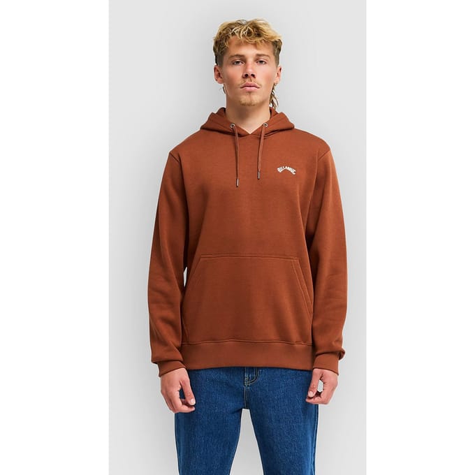 Billabong Arch Hoodie Bruin,Oranje S Man