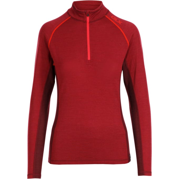 Trespass Dames/dames Gretal Thermo Top (Donker Hibiscus Mergel)
