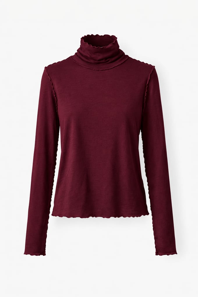 Janice viscose top | Bordeaux - Bordeaux / S