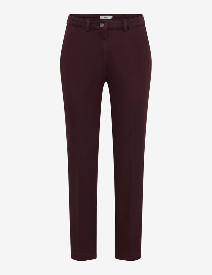 Brax Dames Chino  Style MARON S BLACKBERRY VIOLET, donkerpaars, maat 40K