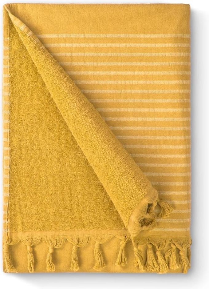 Byrklund Hamamdoek Bath Basics - 100x180 - 100% Katoen - Geel