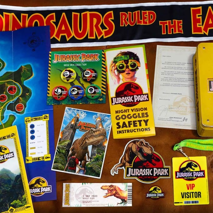 Dr. Collector Jurassic Park Welcome Kit - Metalen Box & Accessoires