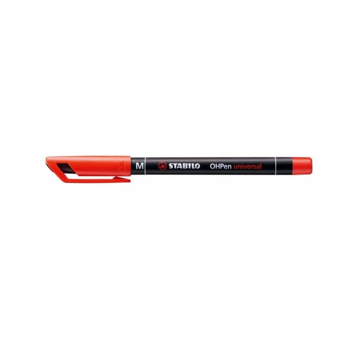 STABILO Foliepen Permanent Rood - Medium (1mm)