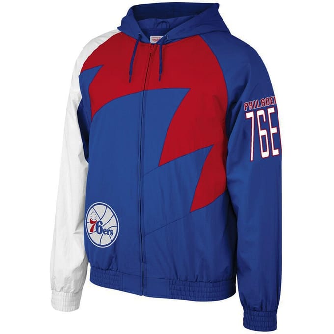 Mitchell & Ness Haaientand Philadelphia 76ers Heren Jas