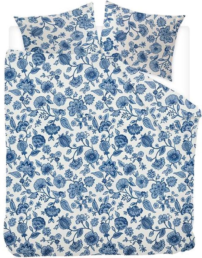 Ivorlyn Brighton Dekbedovertrek - Extra breed - 260x200/220 cm - Blue