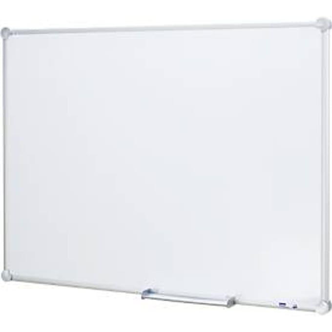 MAUL whiteboard 2000 + 31 delige accessoireset, aluminium zilver