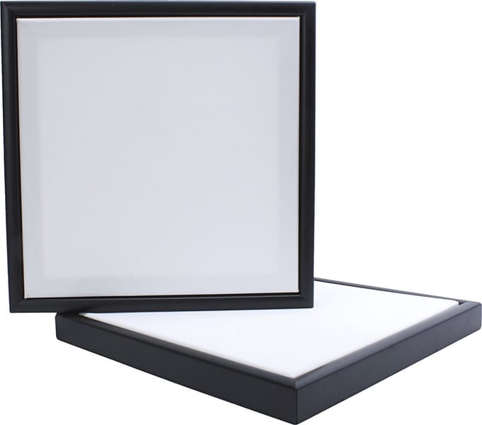 Creativ Company Canvas met Lijst Zwevend 30x30 cm per stuk