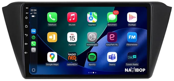 9 inch Android Autoradio | Android 14.0 | Apple CarPlay & Android Auto | Bluetooth 5.4 | Geschikt voor Skoda Fabia 2015-2019
