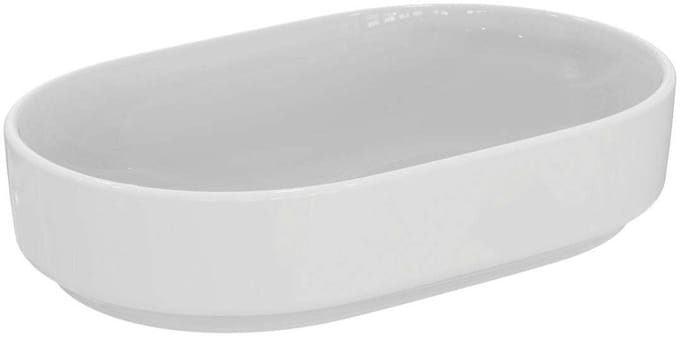 Ideal Standard i.Life O - Opzetwastafel 60x38 cm, zonder overloop, wit T573101