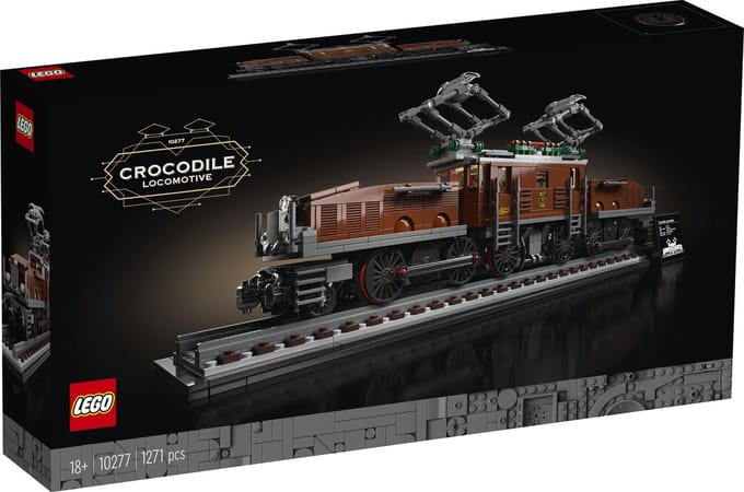 LEGO Krokodil Locomotief (10277) bouwset (1271 onderdelen)