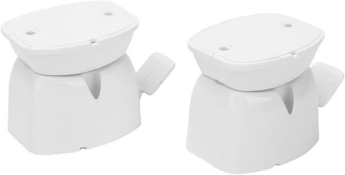 RV Deurvanger - Deurstops Camper - Voorkomt Schudden - Hoge Duurzaamheid - 22x16x5 cm - Wit