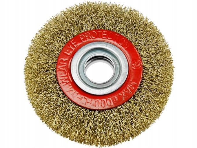 Metaalborstel 100mm Messing Gecoat - Voor Reiniging en Ontbramen