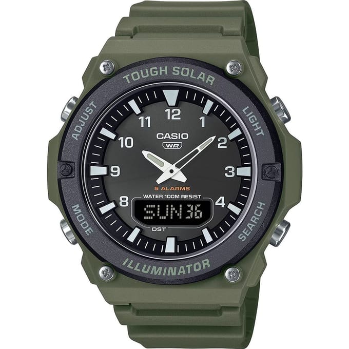 Casio Casio Collection AQ-S820W-3BVEF Horloge - Kunststof - Groen - Ø 49 mm