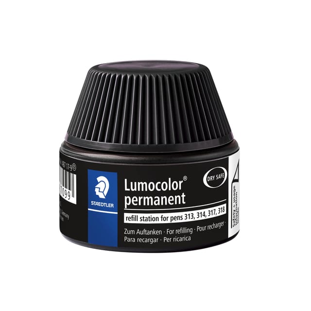 Filzstiftmine Staedtler Lumocolor permanent 15ml schwarz