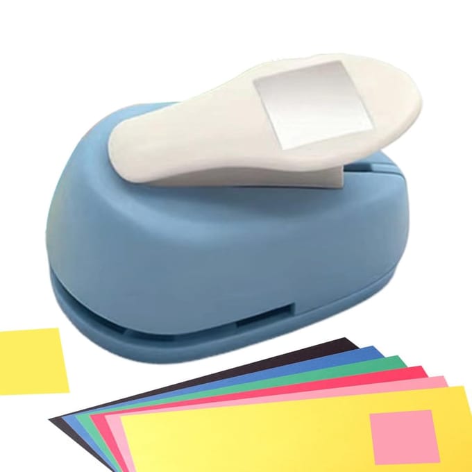 Papierperforator - Knutselpons - Kaarten Maken - Ergonomisch Ontwerp - 1.8 x 1.8 cm Stans - Uniek
